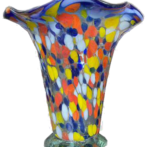 Florero Lechuga Confeti, Filo Azul