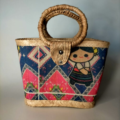 Bolsa jarcia en fibra de palma tejida (variedad de modelos)