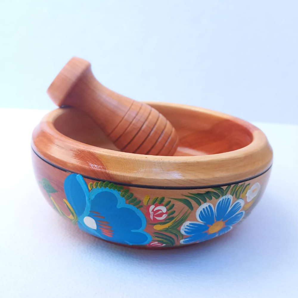 Molcajete grande 15cm ancho x 6.5 cm de alto