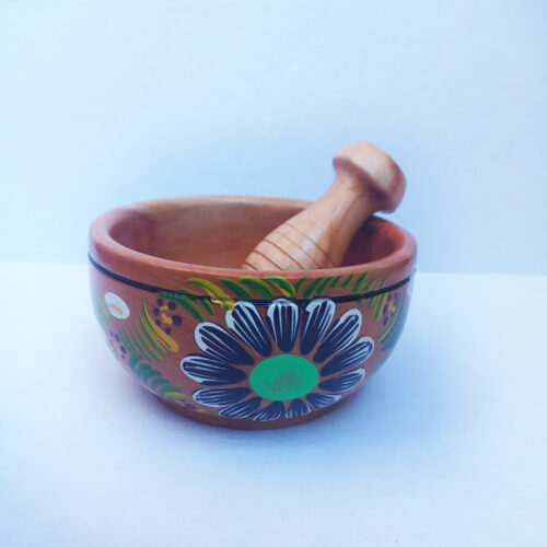 Molcajete decorado mediano 12 cm